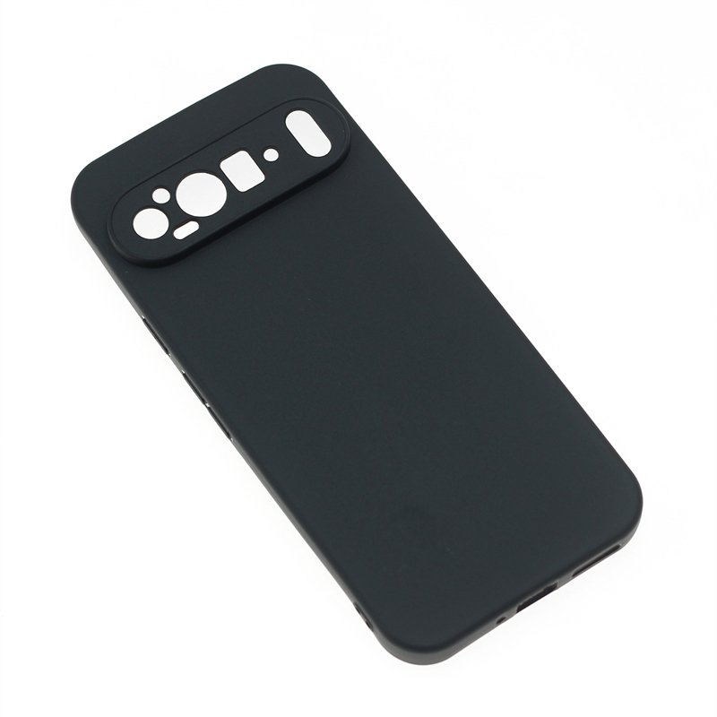 Manufacturer Wholesale Matte TPU Cases Soft Frosted Back Cover Silicone Mobile Phone Case For Google Pixel 9 Pro XL 5G Black