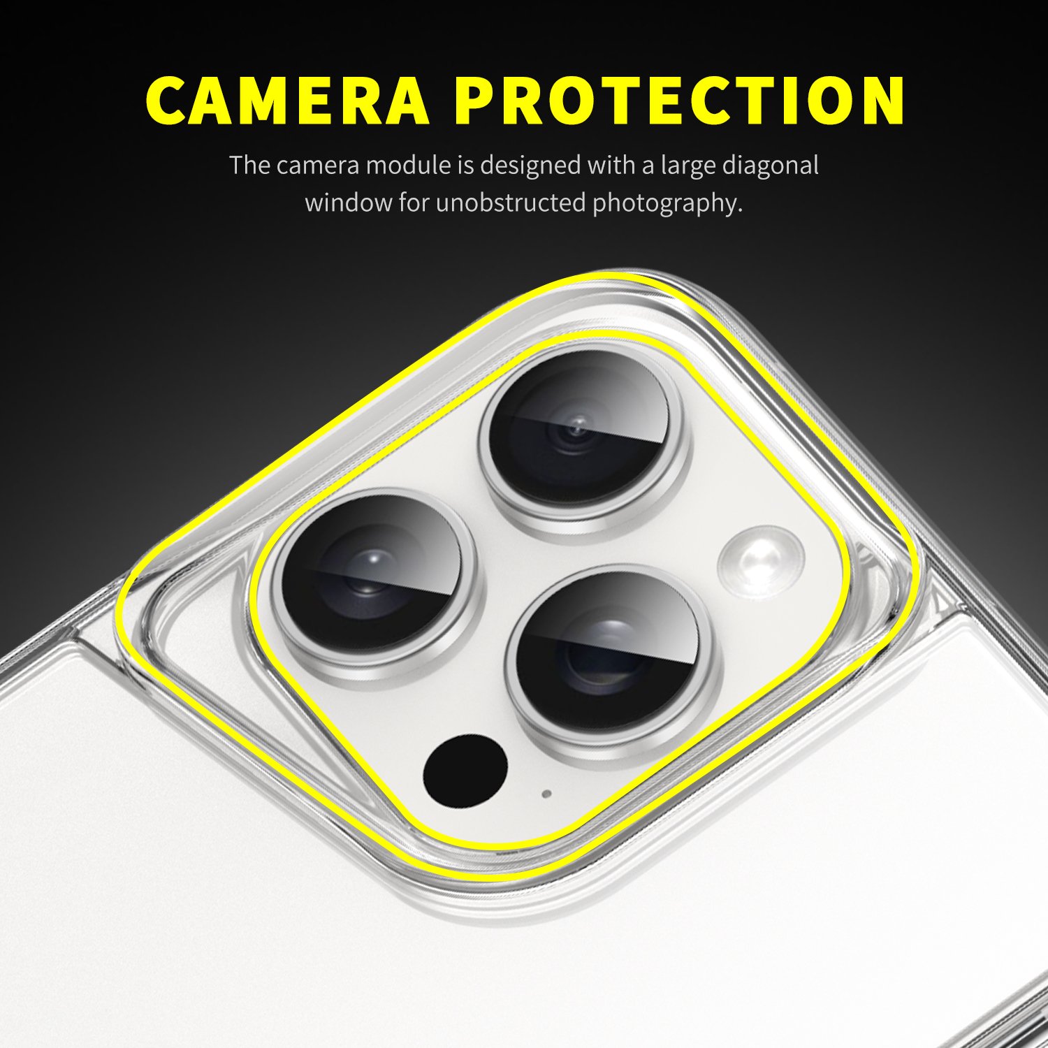 New transparent phone case for iPhone15 pro Simple Shockproof Clear Mobile Phone Cases for iPhone 16 15 14 13 12 11