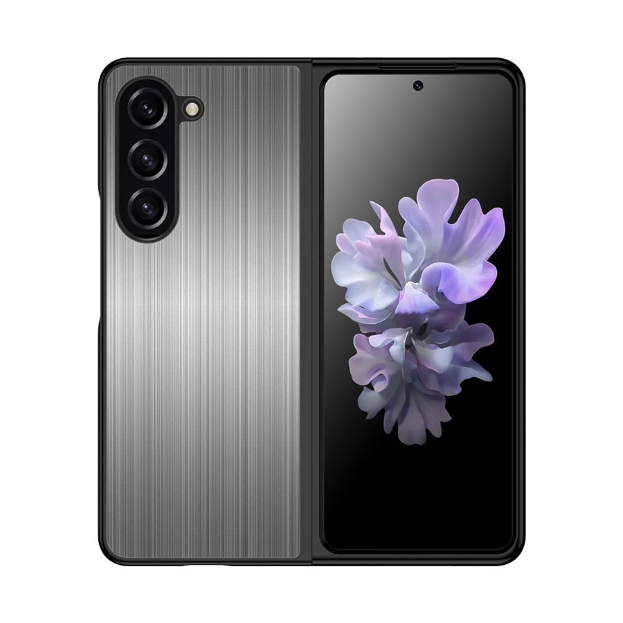 Full Protection Stainless Steel Shell Mobile Phone Case Cover for Samsung Galaxy Z Flip 5 6 Z Fold 5 6