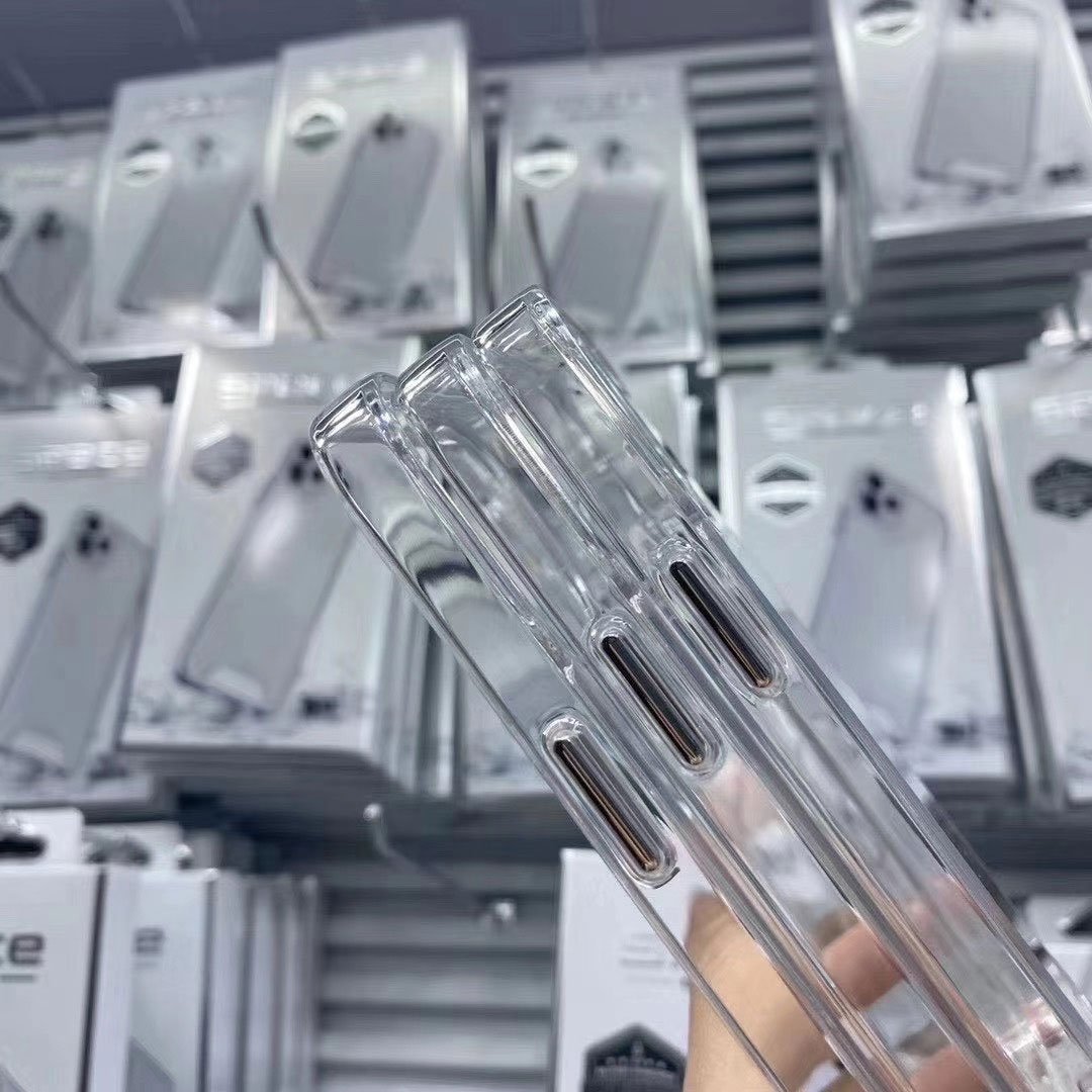 For Samsung S24 S23 case For iPhone 16 15 14 13 12 1 Pro Max Drop-resistant Transparent Clear Back Cover Space Mobile Phone Case