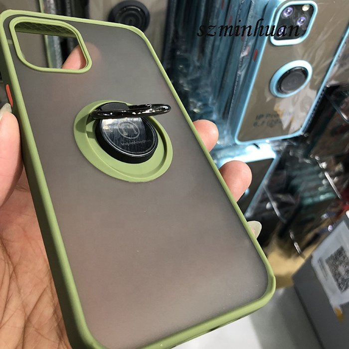 Mosaic Color Magnetic Phone Case Originality Frosting Ring For Phone Mobile Phone Case
