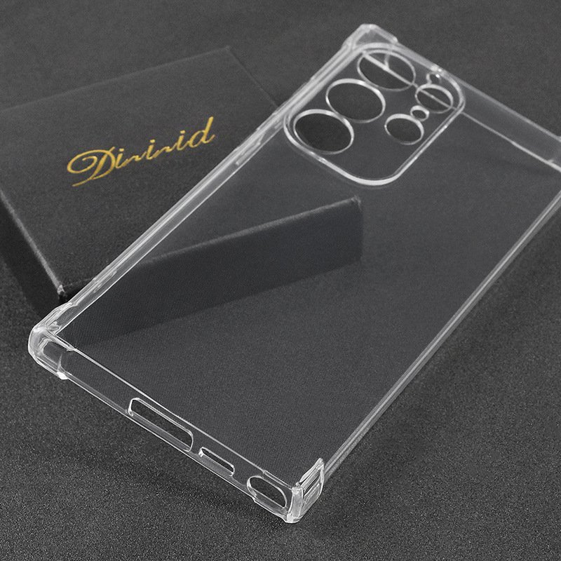 New Products for Samsung S24 S23 Clear Crystal TPU Mobile Phone Case with Camera Protective Cover for Samsung Galaxy S23 Ultra
