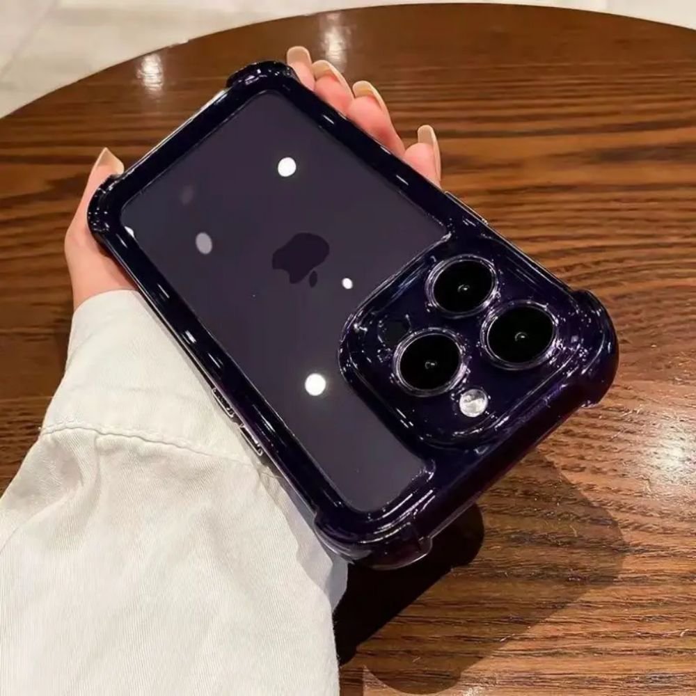 Popular Slim 4 Corners Shockproof Transparent Phone Case For iPhone 15 14 13 Pro Max