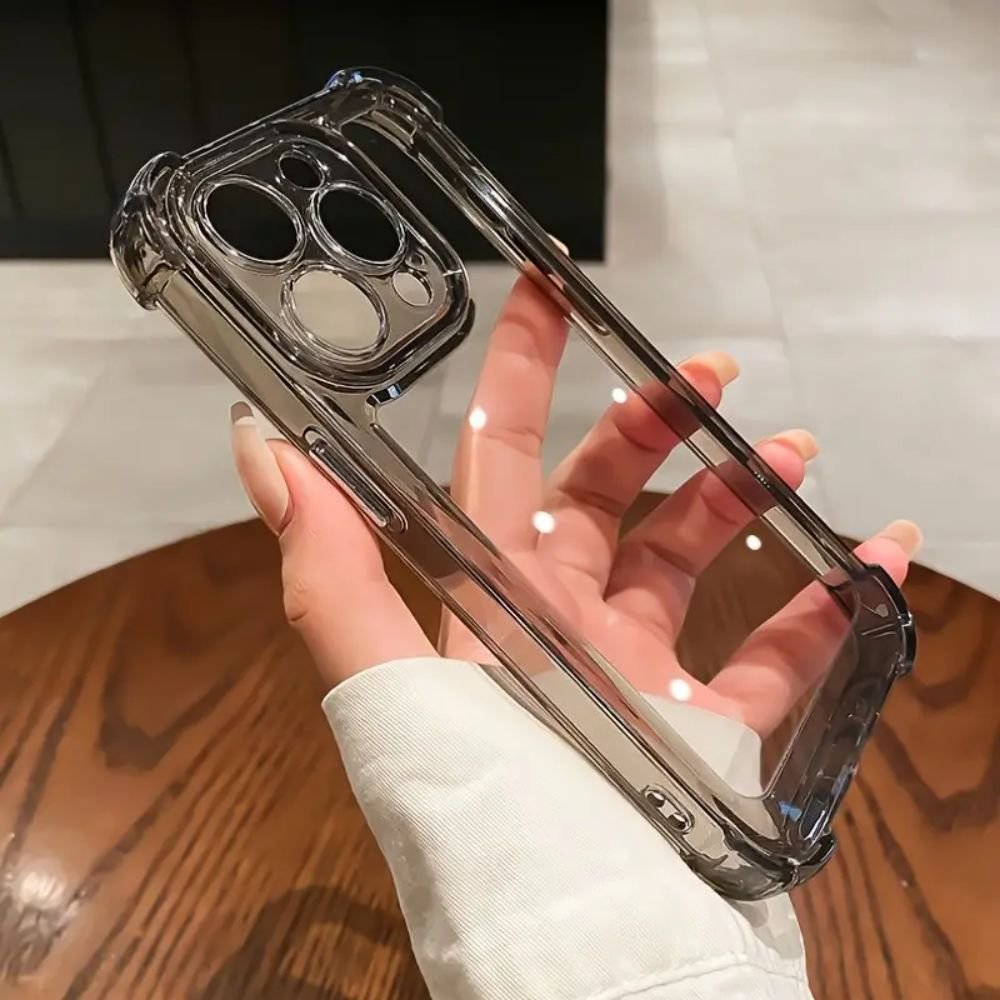 Popular Slim 4 Corners Shockproof Transparent Phone Case For iPhone 15 14 13 Pro Max