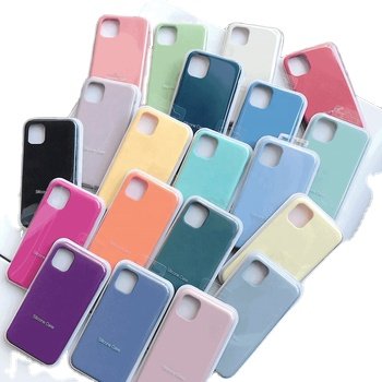 Apple Customized Logo Liquid Silicone Case for iPhone 15 14 13 12 SE XR Pro Max Featuring Microfiber Silicon Back Shell
