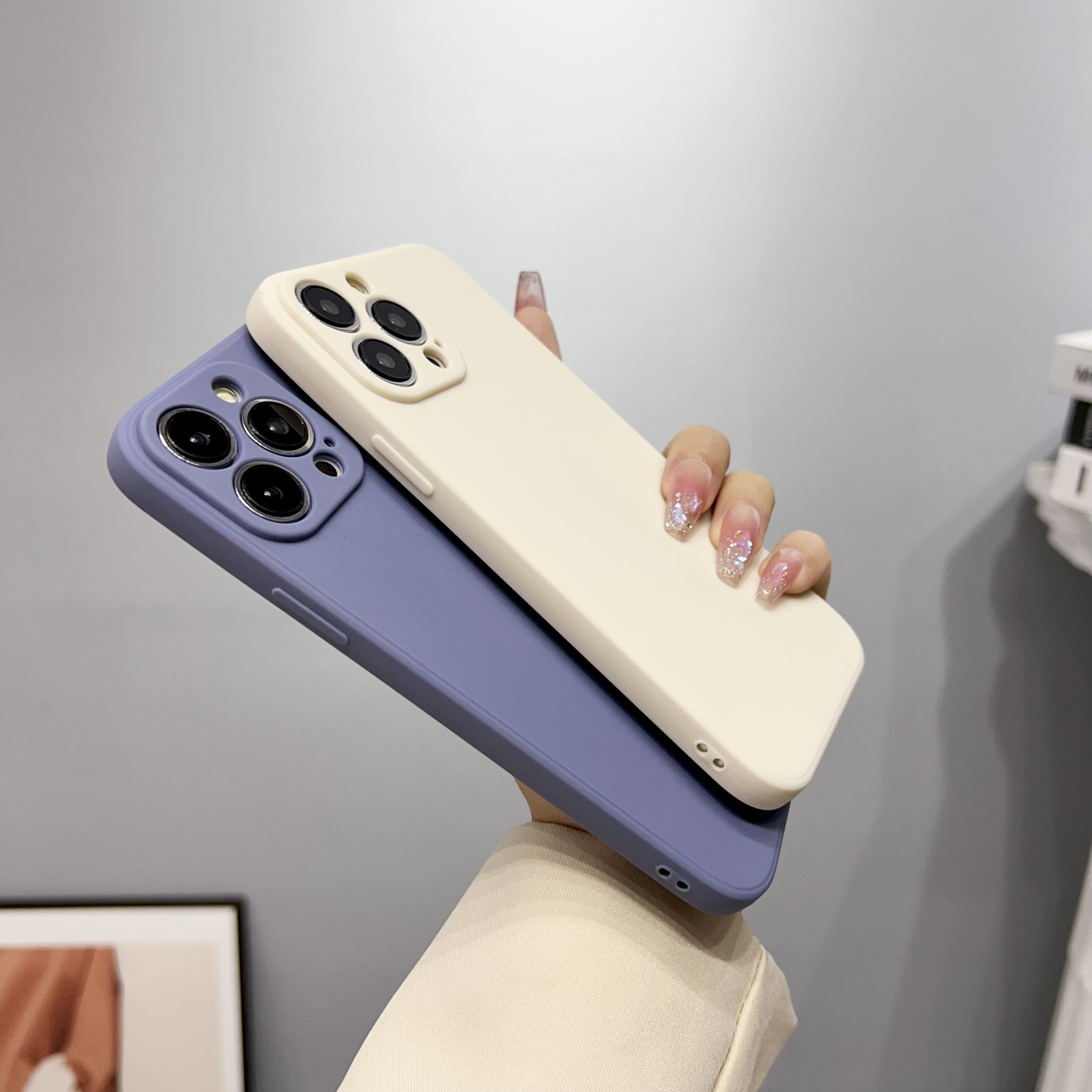 U&Q Factory Apple 14 Pro Max silicone phone case colorful TPU silicone soft cases for iPhone 13 Pro Max for iphone 15 case