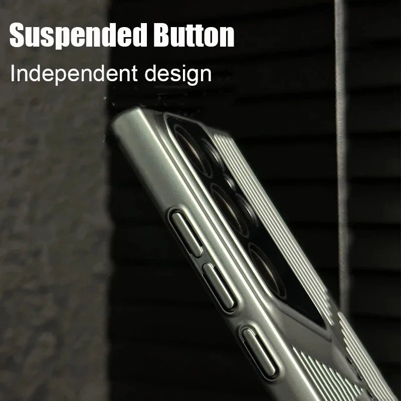New Arrival Heat Dissipation Phone Case For Samsung S24 Ultra S23 S22 With Camera Lens Protector Matte Shell PC Hard Cover