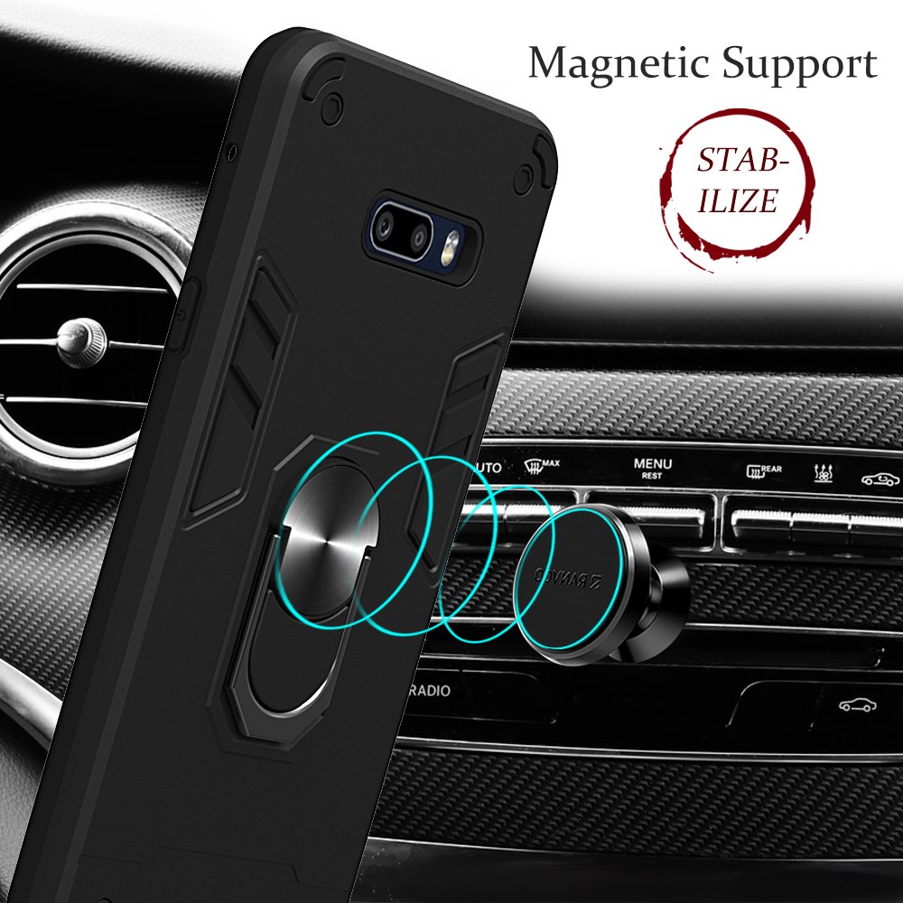 Battle armor metal ring cases for LG K51 Q51 V60 ThinQ 5G back cove phone cases Protector Cover Mobile Phone Accessories