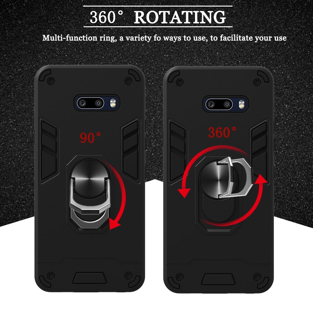 Battle armor metal ring cases for LG K51 Q51 V60 ThinQ 5G back cove phone cases Protector Cover Mobile Phone Accessories