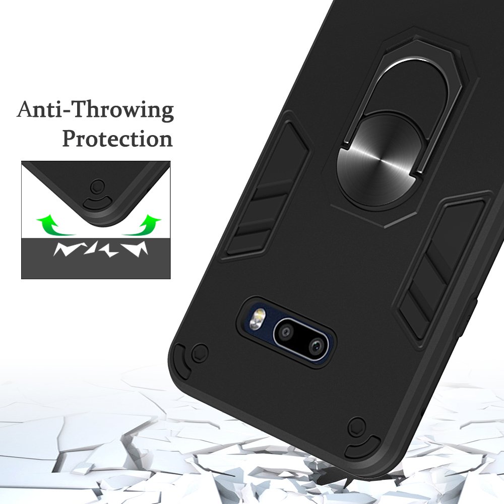 Battle armor metal ring cases for LG K51 Q51 V60 ThinQ 5G back cove phone cases Protector Cover Mobile Phone Accessories