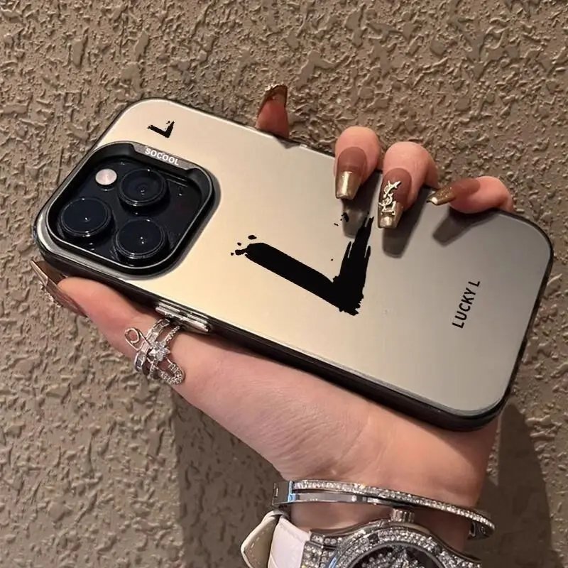 Lucky Letter Phone Case For IPhone11 12 13 14 15 ProMax X XR XS XSMax 7 8 14 15Plus Anti-slip And Anti-fall Protective Cover
