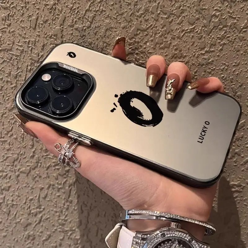 Lucky Letter Phone Case For IPhone11 12 13 14 15 ProMax X XR XS XSMax 7 8 14 15Plus Anti-slip And Anti-fall Protective Cover