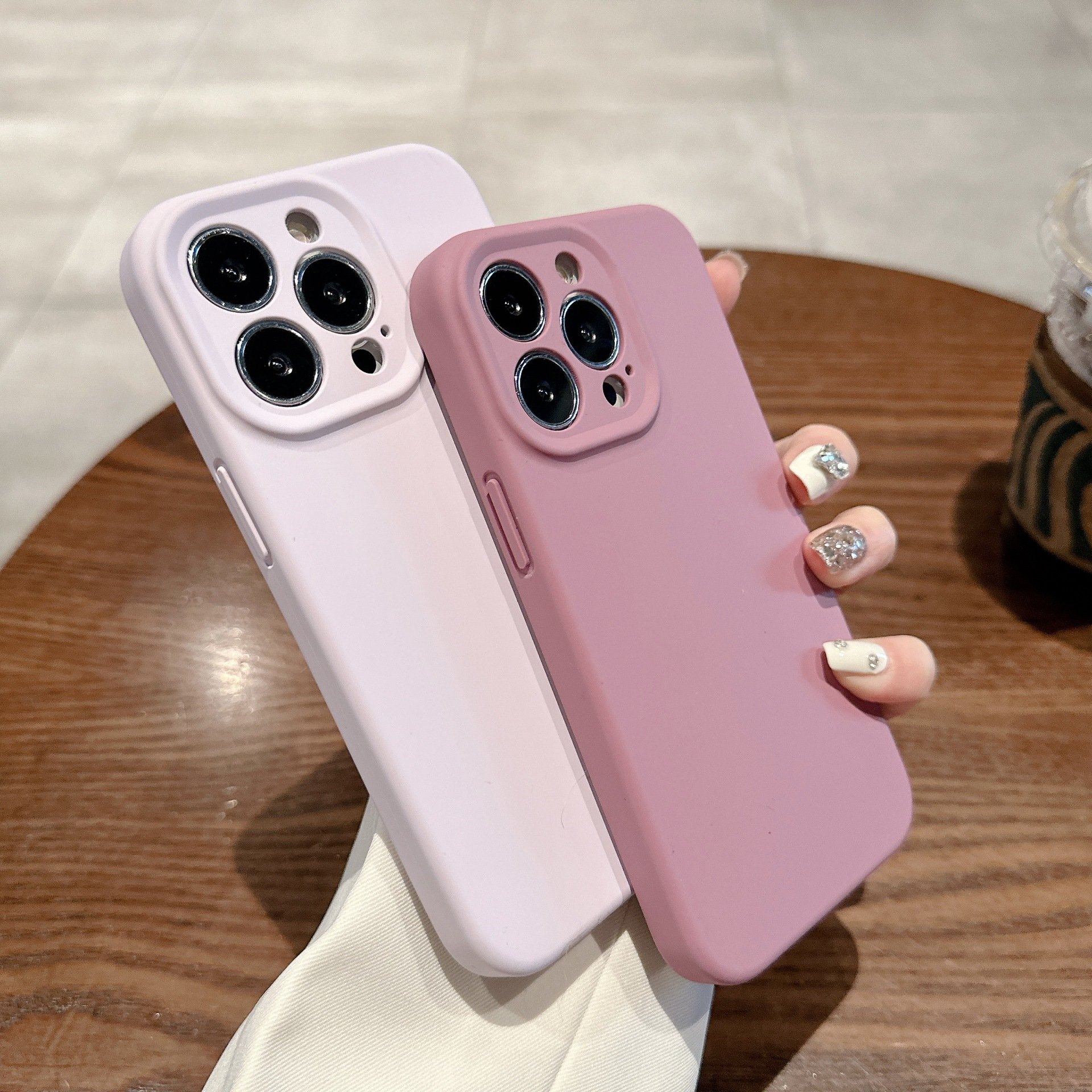 Magnetic Silicon Cell Phone Cover Camera Protective Real Liquid Silicone Mobile Phone Case For iPhone 16 15 14