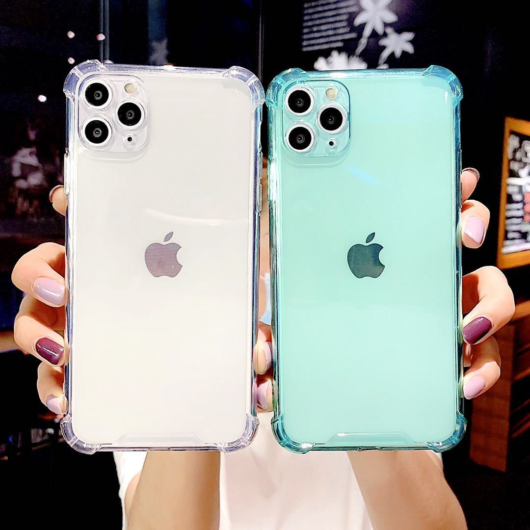 Fluorescent Neon Blue Phone Case for iPhone 16 15 14 13 12 11 Pro Max Mini Xr Xs Max Fundas