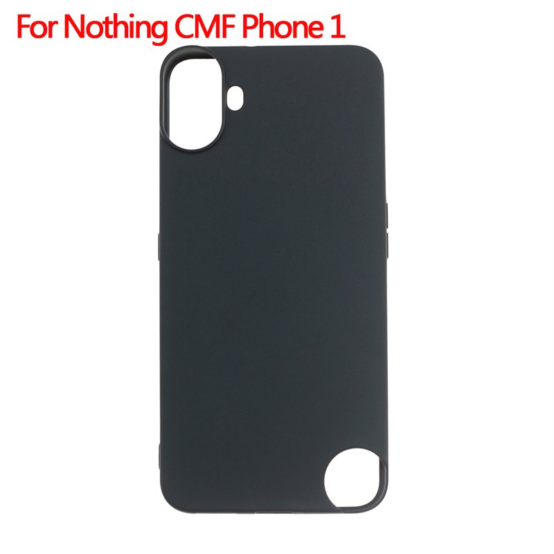 Manufacturer Wholesale Matte TPU Cases Soft Frosted Back Cover Silicone Mobile Phone Case For Nothing CMF Phone 1 Black