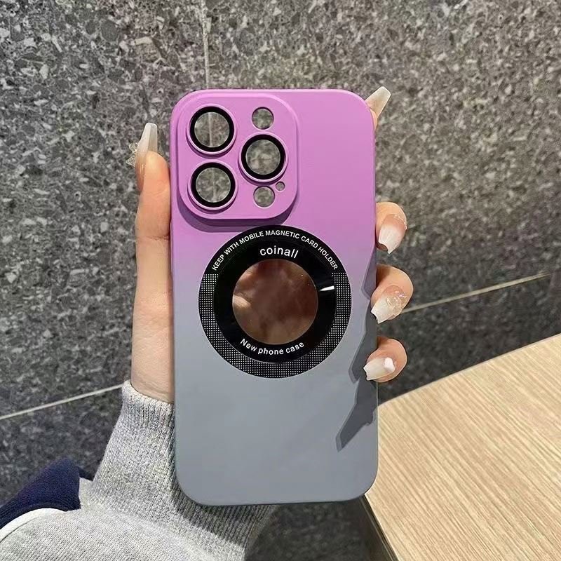 New Fashion Designer Hard PC Magnetic Mobile Phone Case for iPhone 14 15 16 Pro Max Shockproof Accessory 16 11 12 13 Fundas