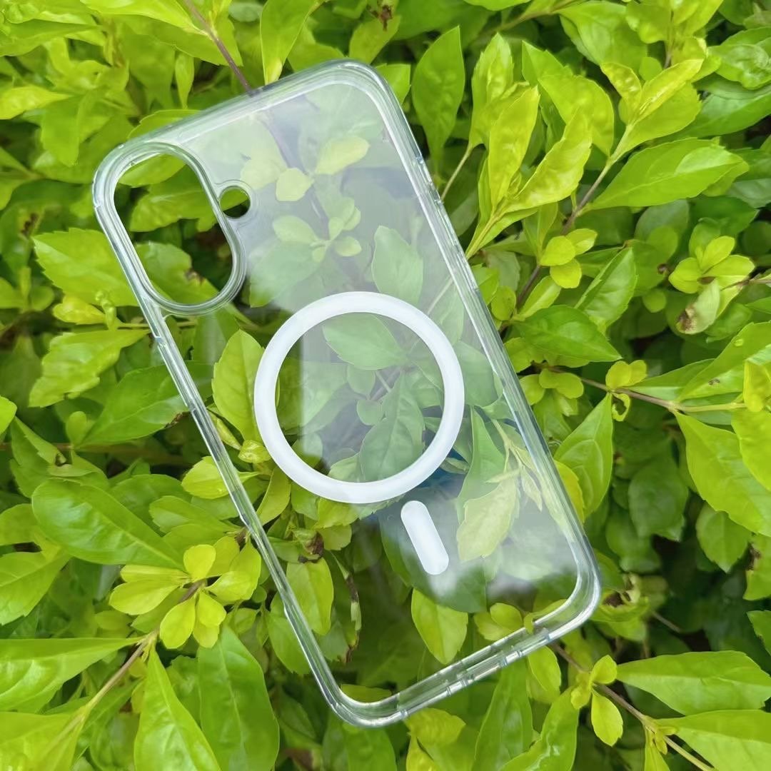 For Iphone 15 Funda Protector Magnet For Iphone 15 Clear Magnetic Case Best Seller For Magnetic Iphone 15 Pro Clear Phone Case