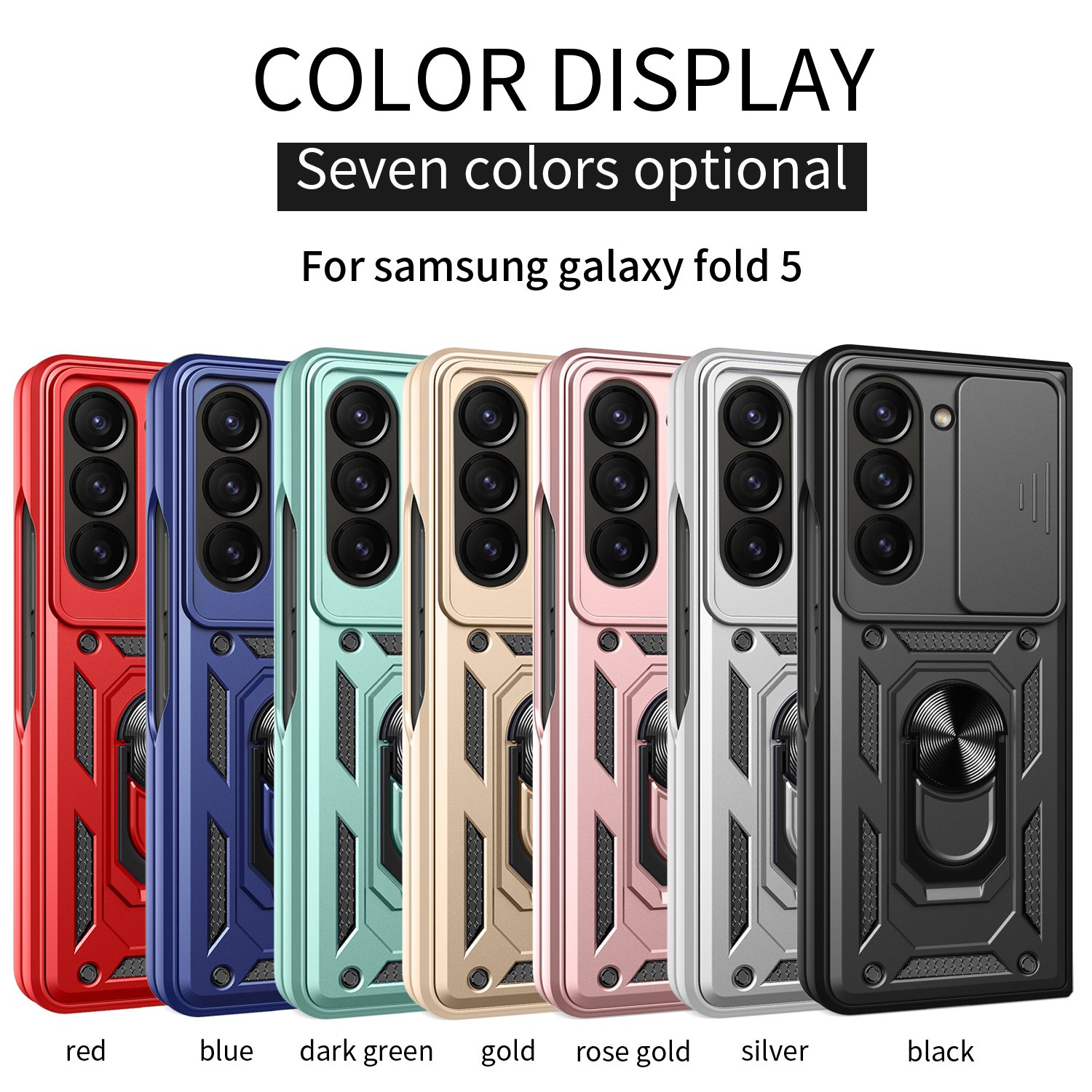 For Samsung Galaxy Z Fold 5 Phone Case, Shockproof PC Plastic Mobile Phone Case For Samsung Galaxy Z Fold 5