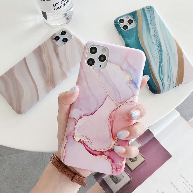 New Design Luxury IMD Marble Tpu mobile Phone Case For Iphone 12 11 13 14 15 16 Pro Max X Xr Xs