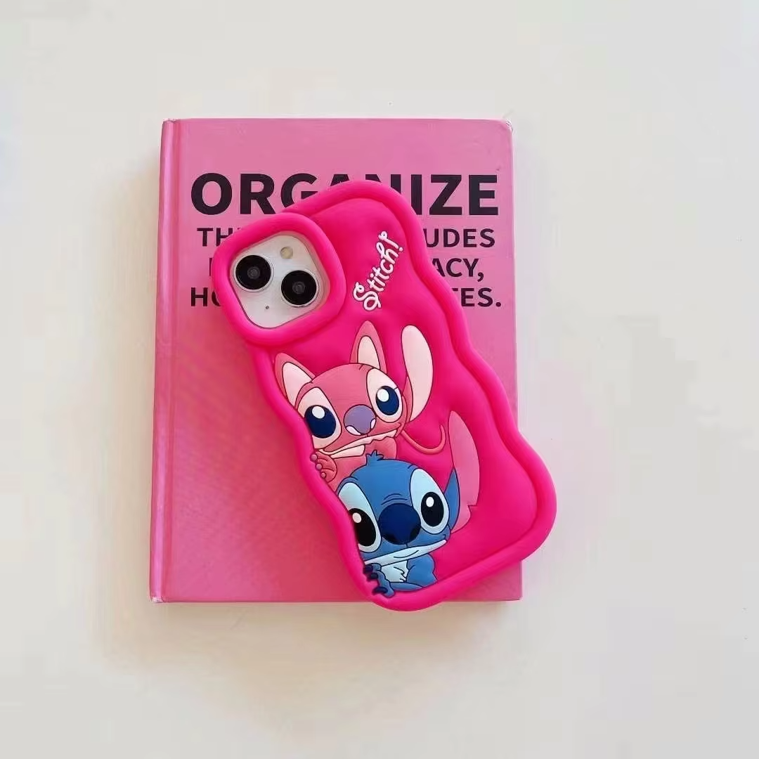Funny Cartoon Silicon Soft Protective Phone Case For iphone 15 14 13 12 pro max Samsung Xiaomi Shockproof
