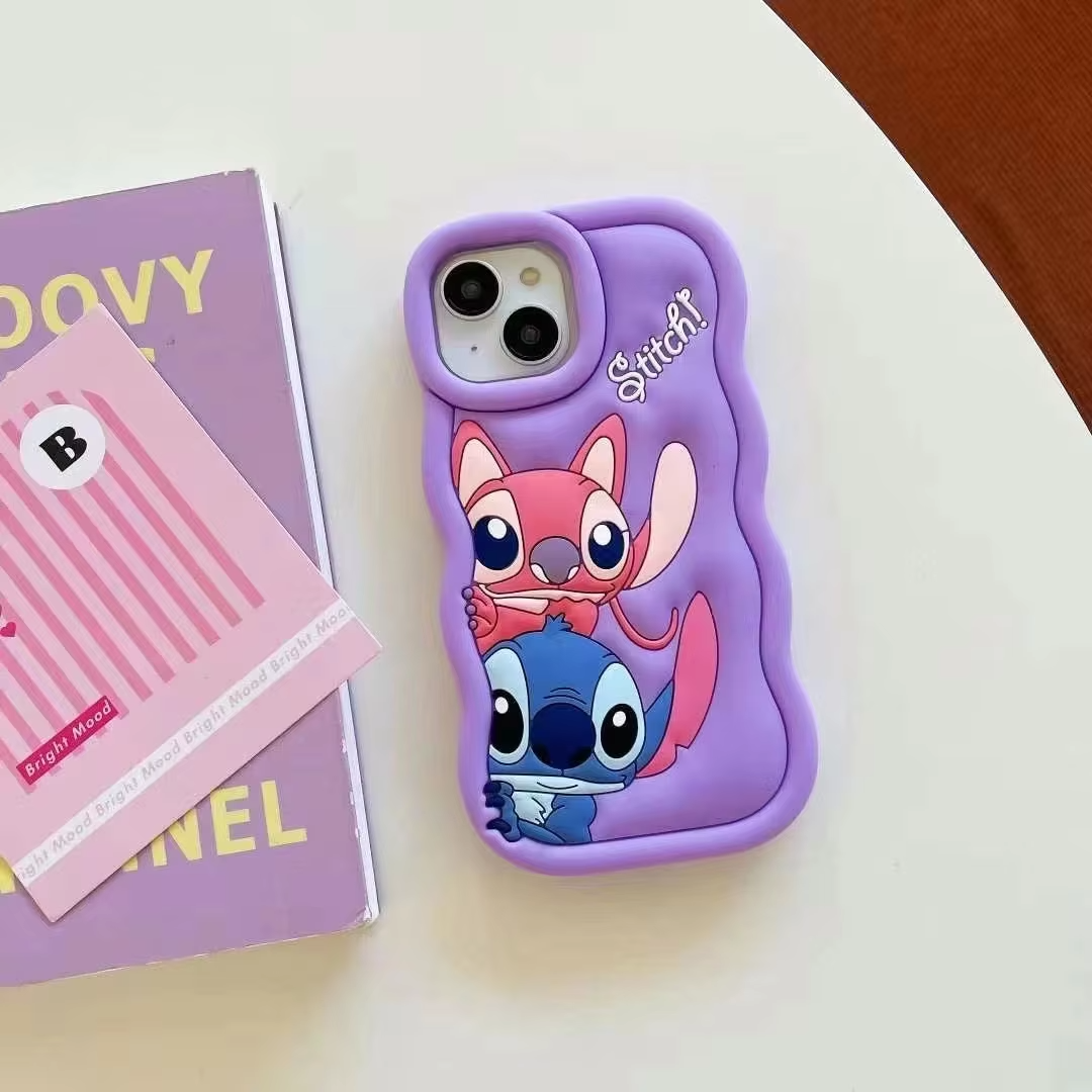 Funny Cartoon Silicon Soft Protective Phone Case For iphone 15 14 13 12 pro max Samsung Xiaomi Shockproof