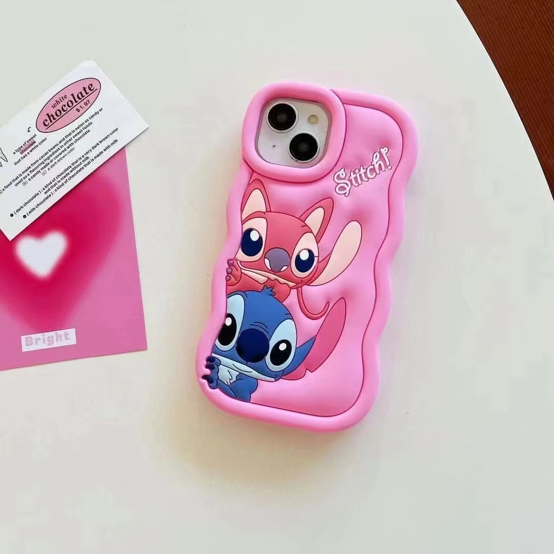 Funny Cartoon Silicon Soft Protective Phone Case For iphone 15 14 13 12 pro max Samsung Xiaomi Shockproof