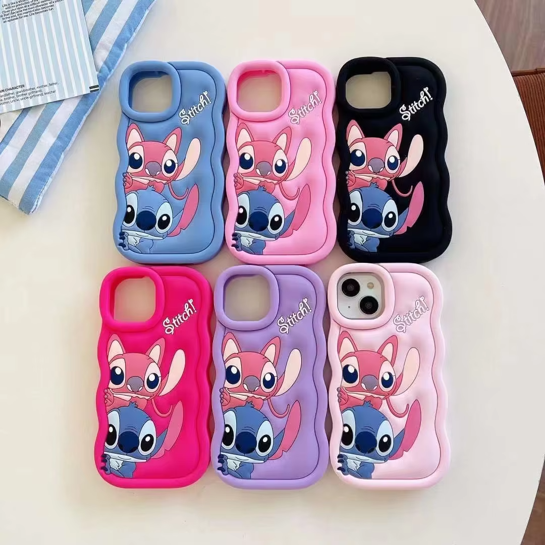 Funny Cartoon Silicon Soft Protective Phone Case For iphone 15 14 13 12 pro max Samsung Xiaomi Shockproof