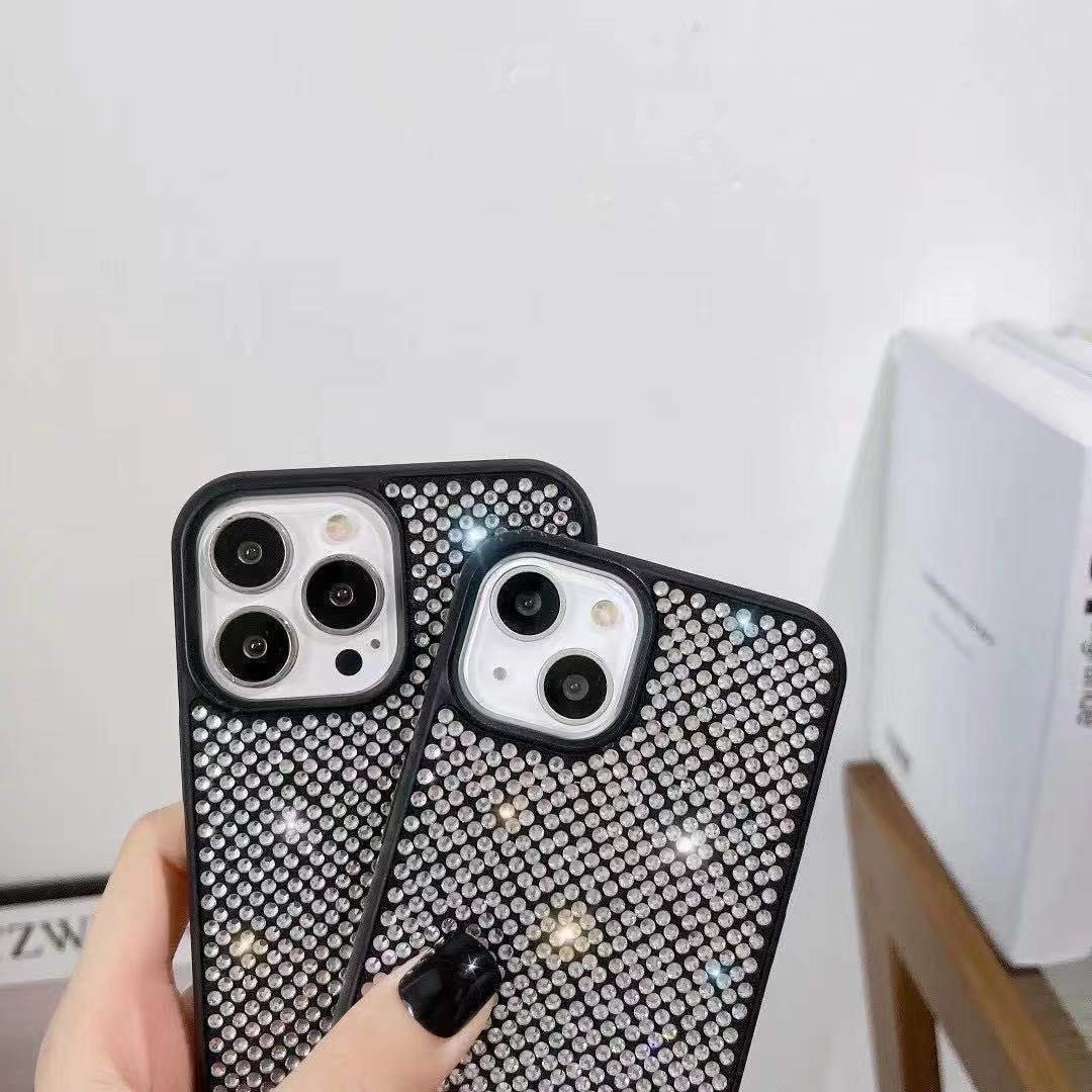 Fashion Luxury Diamond Shockproof Designer Mobile Phone Cover Accessories Phone Case For Iphone 12 13 14 11 15 16 Pro Max
