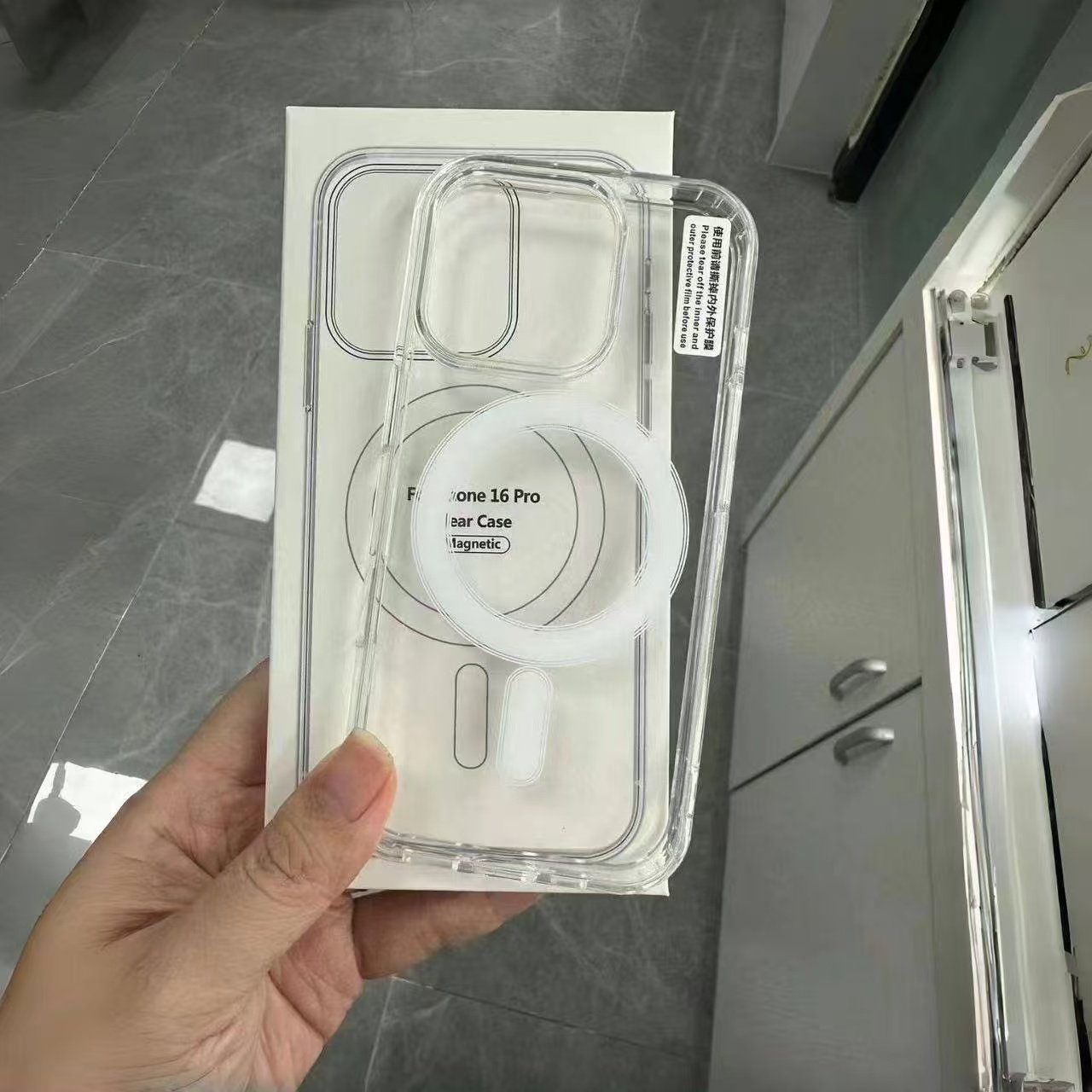 2024 Shockproof Clear Charger Mag Mobile Phone Cases Transparent Safe Magnetic Phone Case For Iphone 16 15 14 13 Pro Max