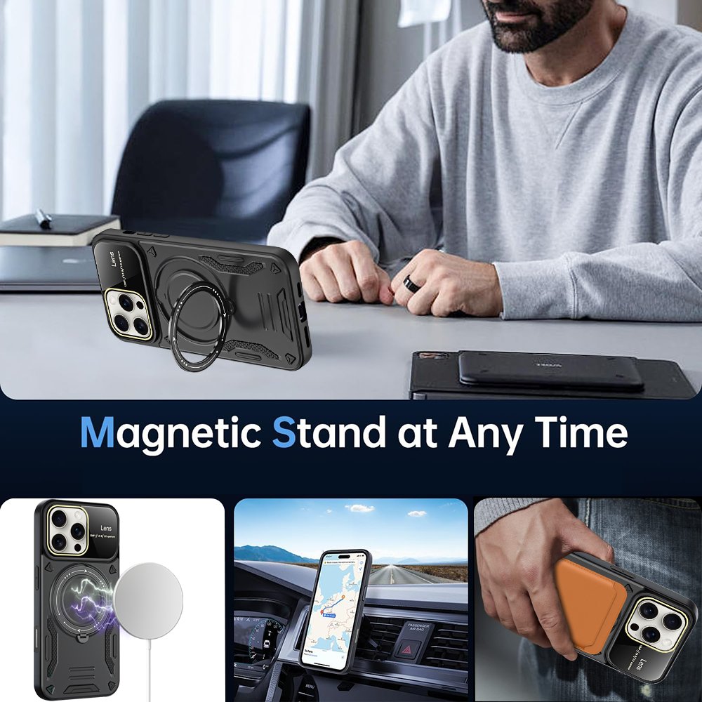 Stand Holder Shockproof Drop Tested Phone Case For iPhone 16 Pro Max 16 Plus Ultra 15 14 13 12 11 X XS Max 7 8 Plus SE3