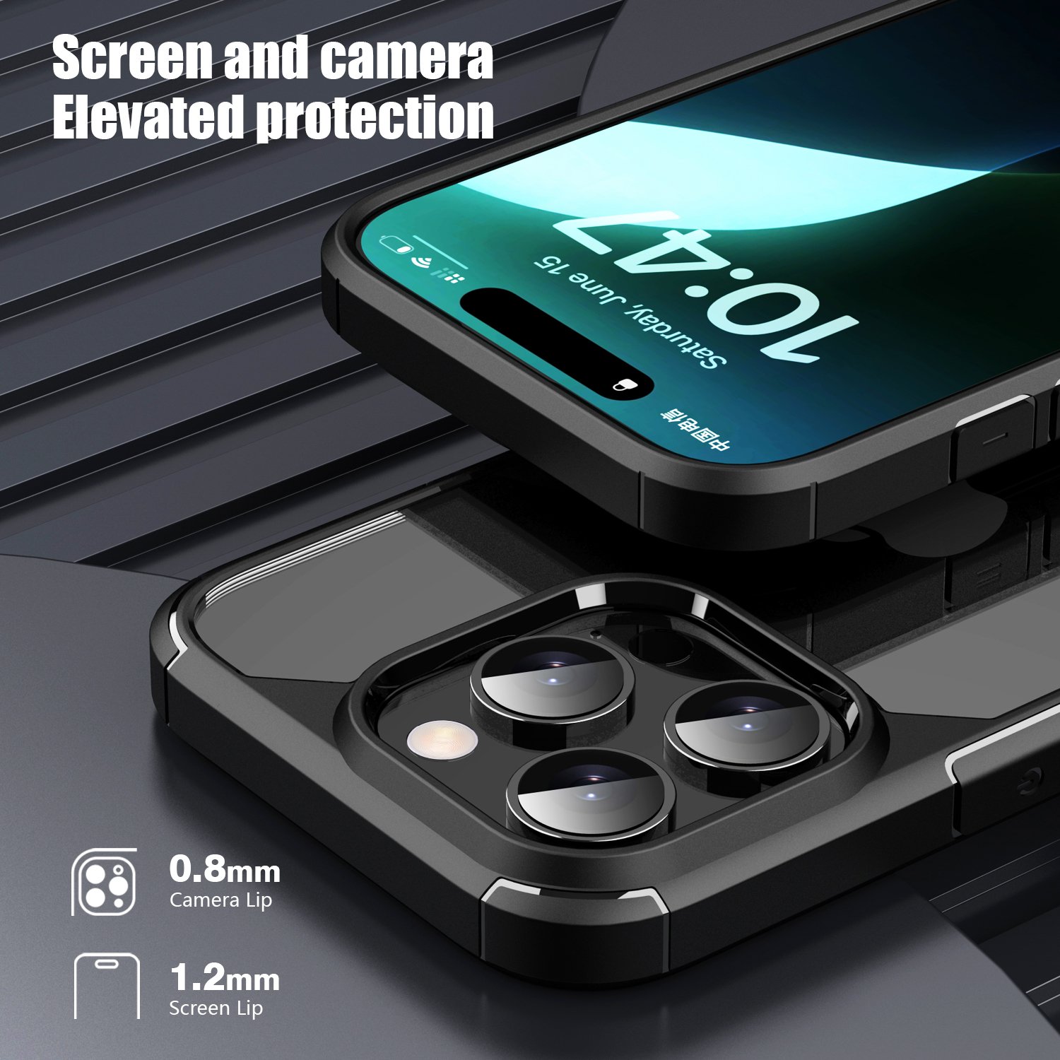 Factory Wholesale Price 2024 New Arrival Clear Back Shockproof Shield Bumper Phone Cover Case For iPhone 16 Pro Max