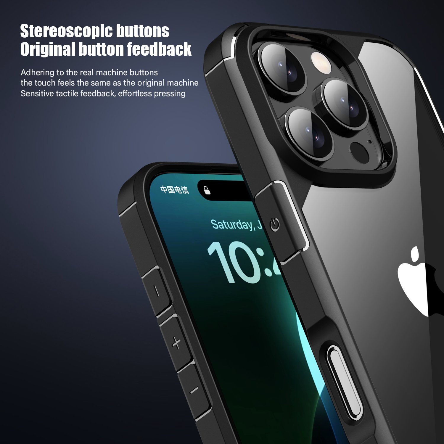 Factory Wholesale Price 2024 New Arrival Clear Back Shockproof Shield Bumper Phone Cover Case For iPhone 16 Pro Max