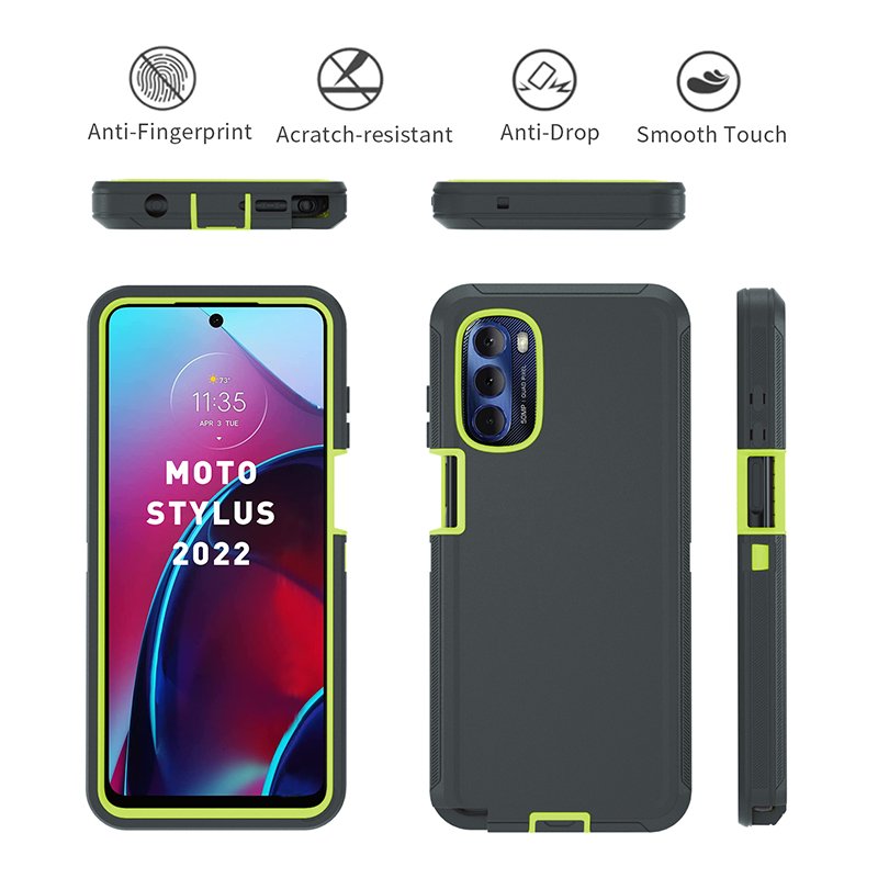 Wholesale 3 in1 Phone Cover For Moto Stylus 5G 2022 Defender Otterboxer Case Shockproof Hard Mobile Phone Case