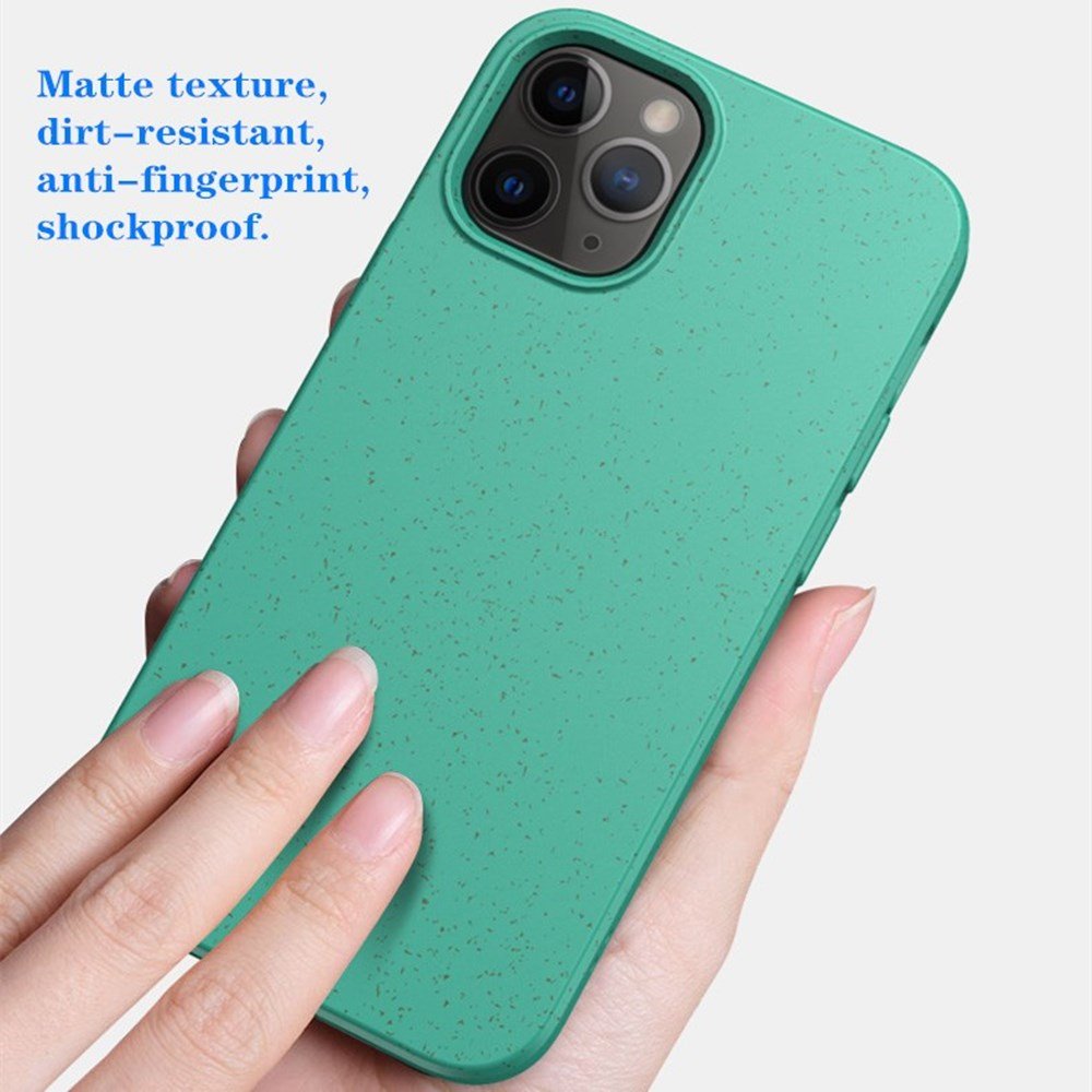 Matte Degradable Eco-Friendly Wheat Straw Silicone Phone Case For iPhone 16 15 14 12 13 11 Pro Max Mini XS X XR 7 8 Plus SE Case