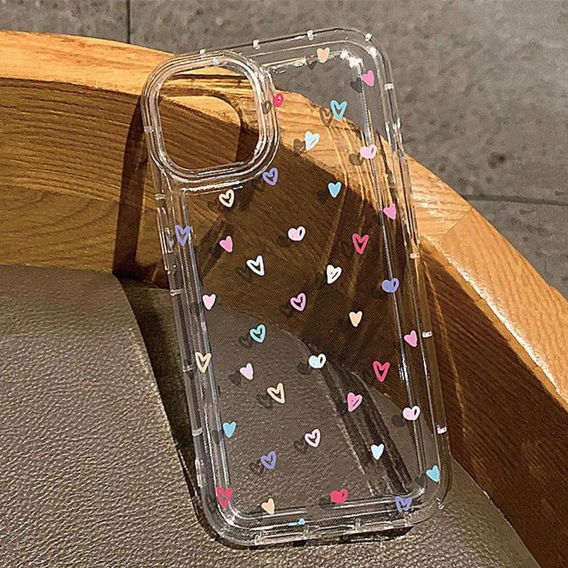 Small Flower Stars Soft Case For iPhone 16 14 13 11 15 Pro Max 12 Mini XS XR X 8 7 Plus SE 2022 13Pro Anti-drop Airbag Cover