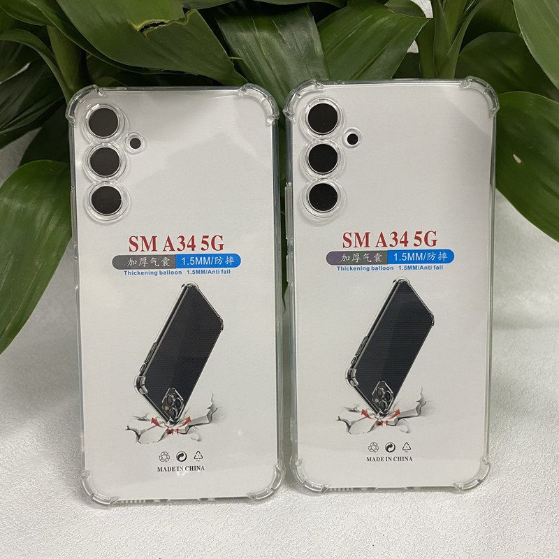 1.5MM Shockproof TPU Clear Mobile Cell Phone Case For Samsung Galaxy A05S A06 A25 A54 A16 A35 A55 C55 5G M54 A15