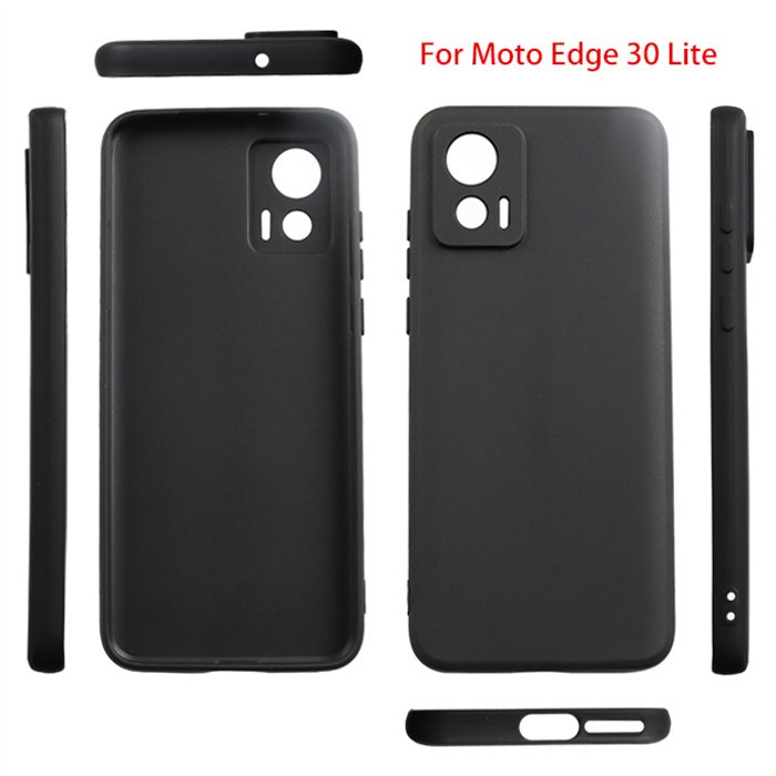 Matte Silicone Cases Black Shockproof Phone Case for Motorola Edge 30 Pro E22 E32s Moto G Stylus 5G G32 Protective Back Cover