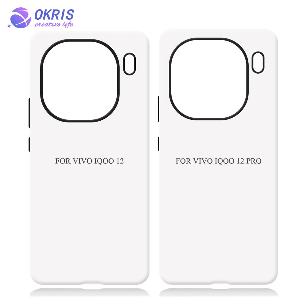 Wholesale Price Blank Sublimation 3D 2in1 Film Phone Case For IQOO 12 DIY Heat Transfer Mobile Phone Cover For IQOO 12 Pro