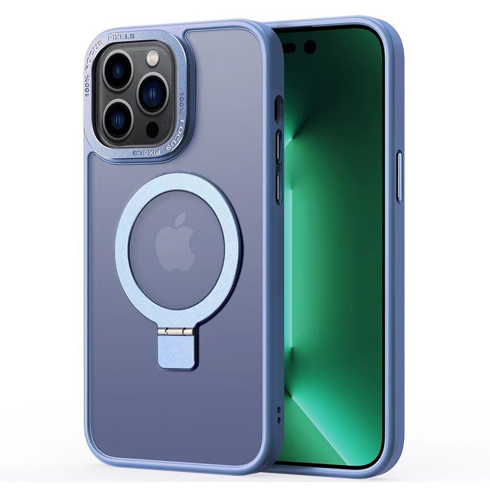 Magnetic Invisible bracket mobile phone case anti-drop and anti-slip for iphone16plus