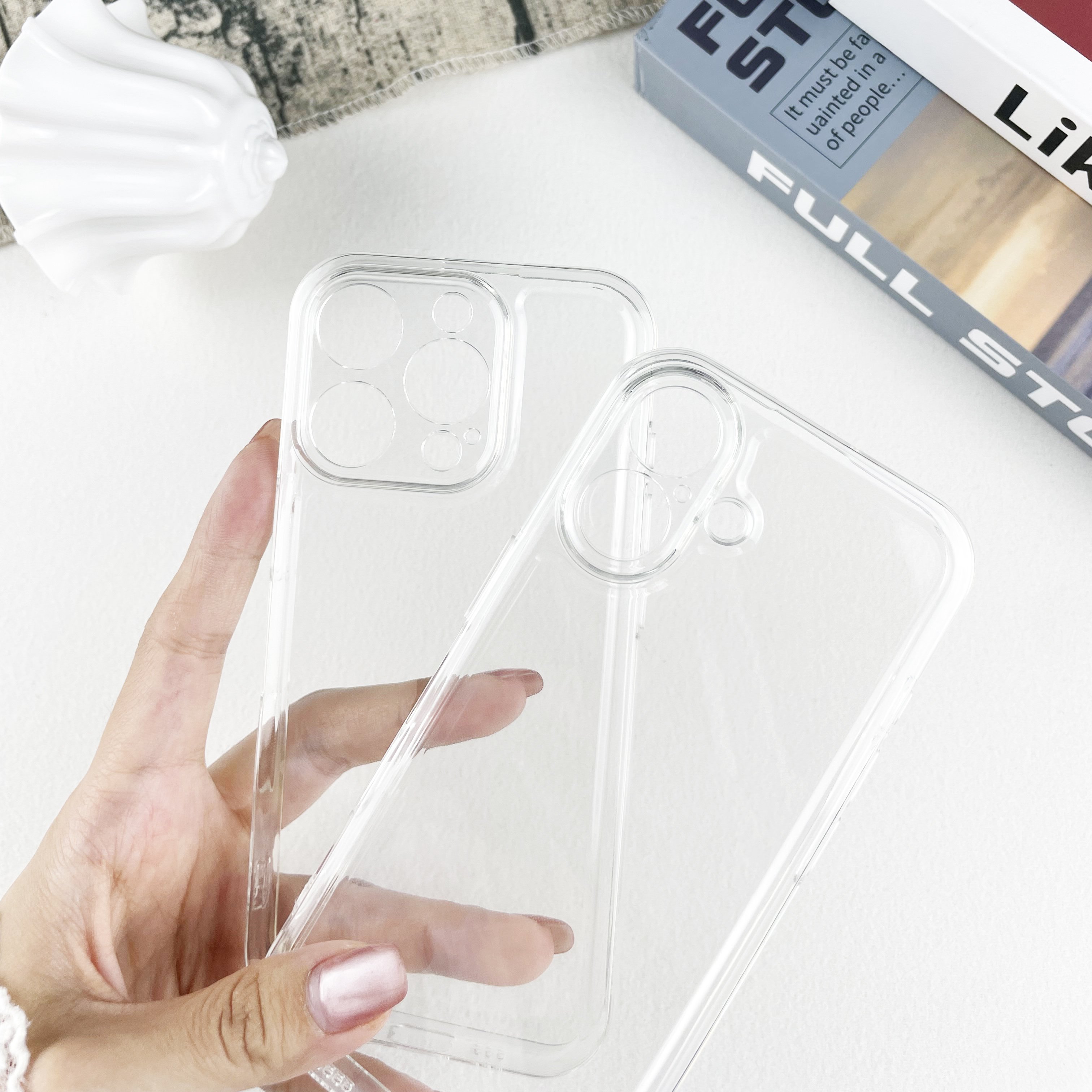 Clear phone cases bulk Space Transparent Clear Soft TPU Mobile Phone Case For Phone 16 15 14 13 12 11 Pro Max