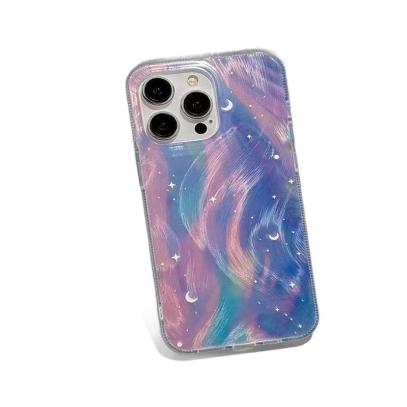INS Laser Gradient Feather Phone Cover for iPhone 15 Pro Max 11 12 13 14 Pro Max Custom Mobile Phone Cases