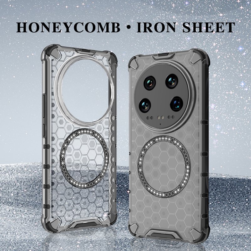 For Xiaomi 14Ultra Magnetic Heat Dissipation Anti-Fall Transparent Mobile Phone Case for Xiaomi13Pro and Xiaomi 12 Durable Light