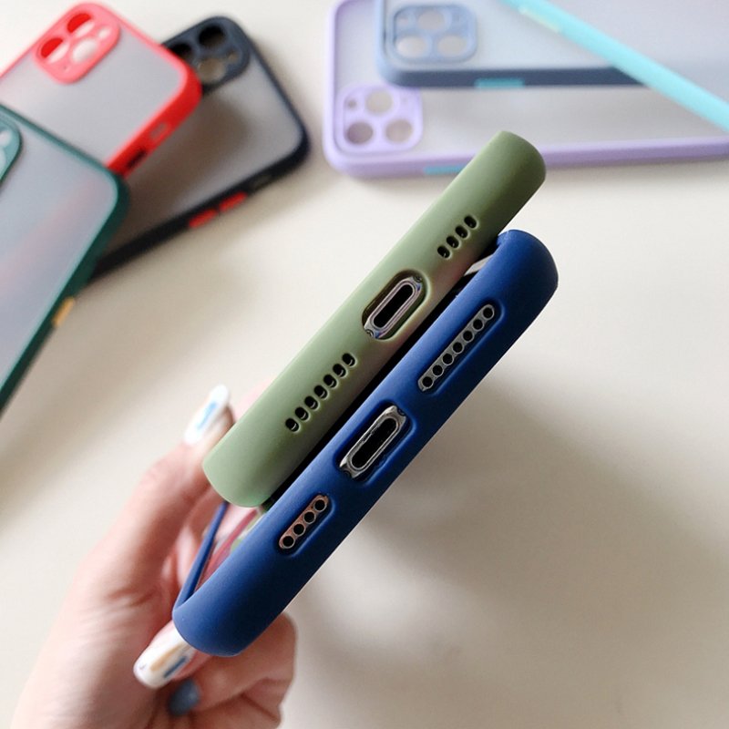 New Arrival Matte TPU PC Shockproof Phone Case For Iphone 13 12 11 XR X Mobile Phone Case&Bag