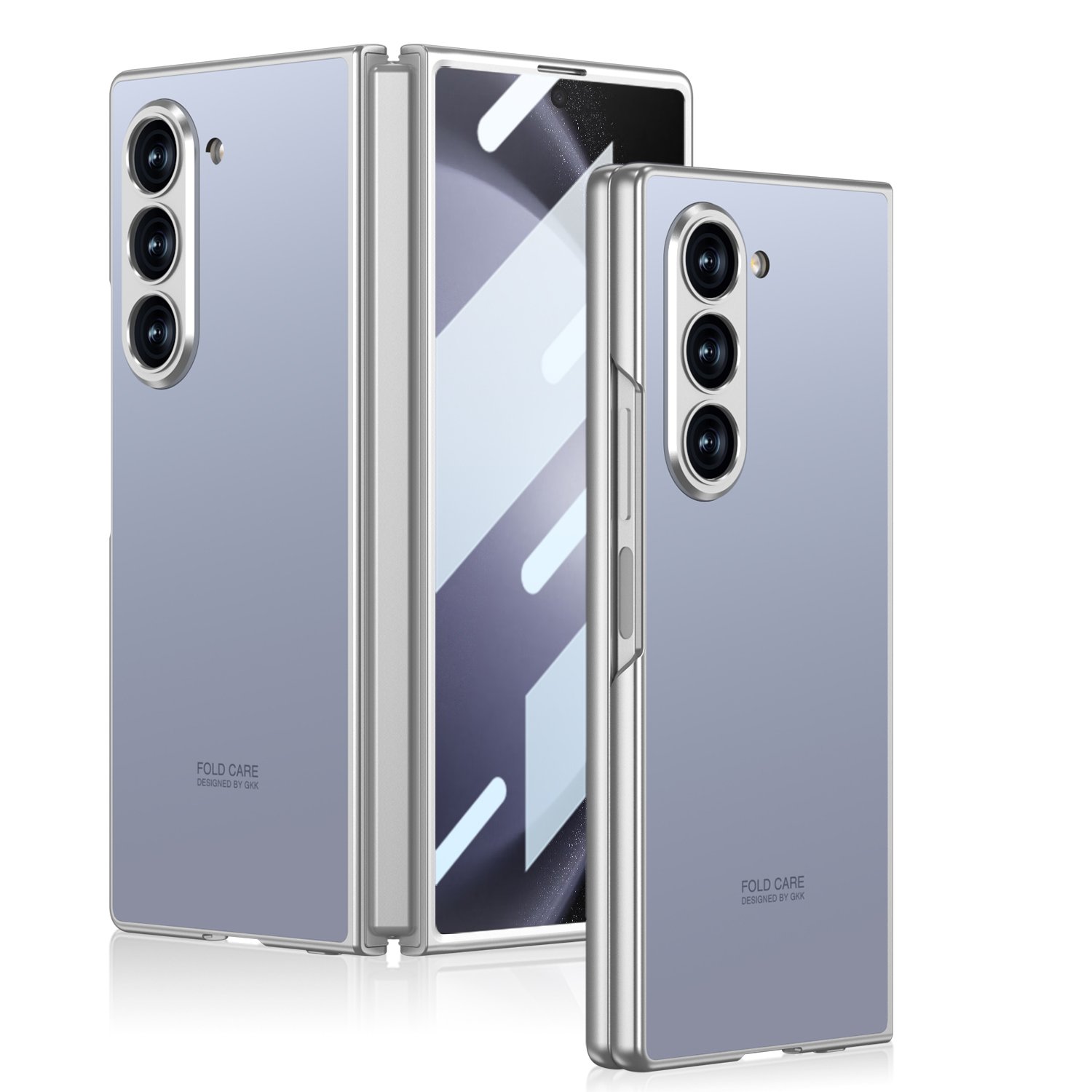 Ultra-Thin Sports Design PU Phone Case for SAMSUNG Galaxy Z Fold 5 & Fold 6 Hard PC Back Cover Skin Feel