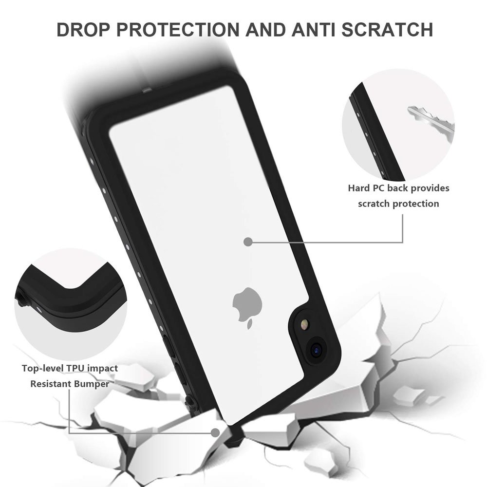 IP68 Underwater Waterproof Shockproof Mobile Phone Case PC TPU Back Covers for iPhone 12 pro max