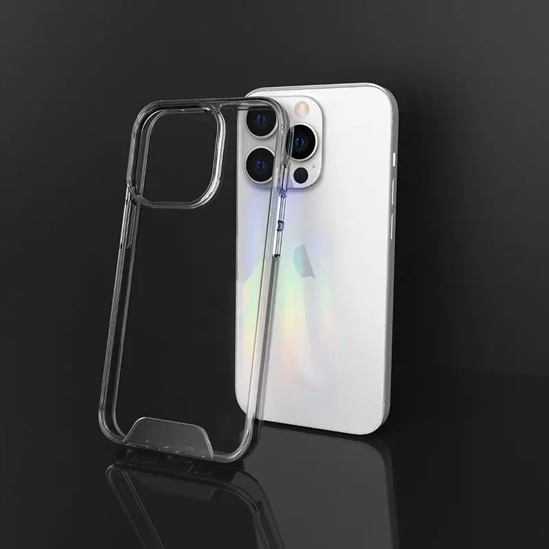 Weview Wholesale Anti-scratch color transparent acrylic Space Mobile Phone Case for iphone 13 14 15 pro max S24 A15 05S A35 A55