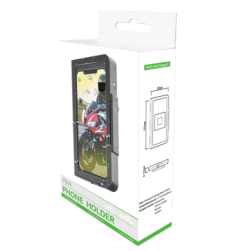 wholesale 360 degree rotation alloy waterproof mountain bicycle anti scooter shake bike motorbike mobile phone bag holder