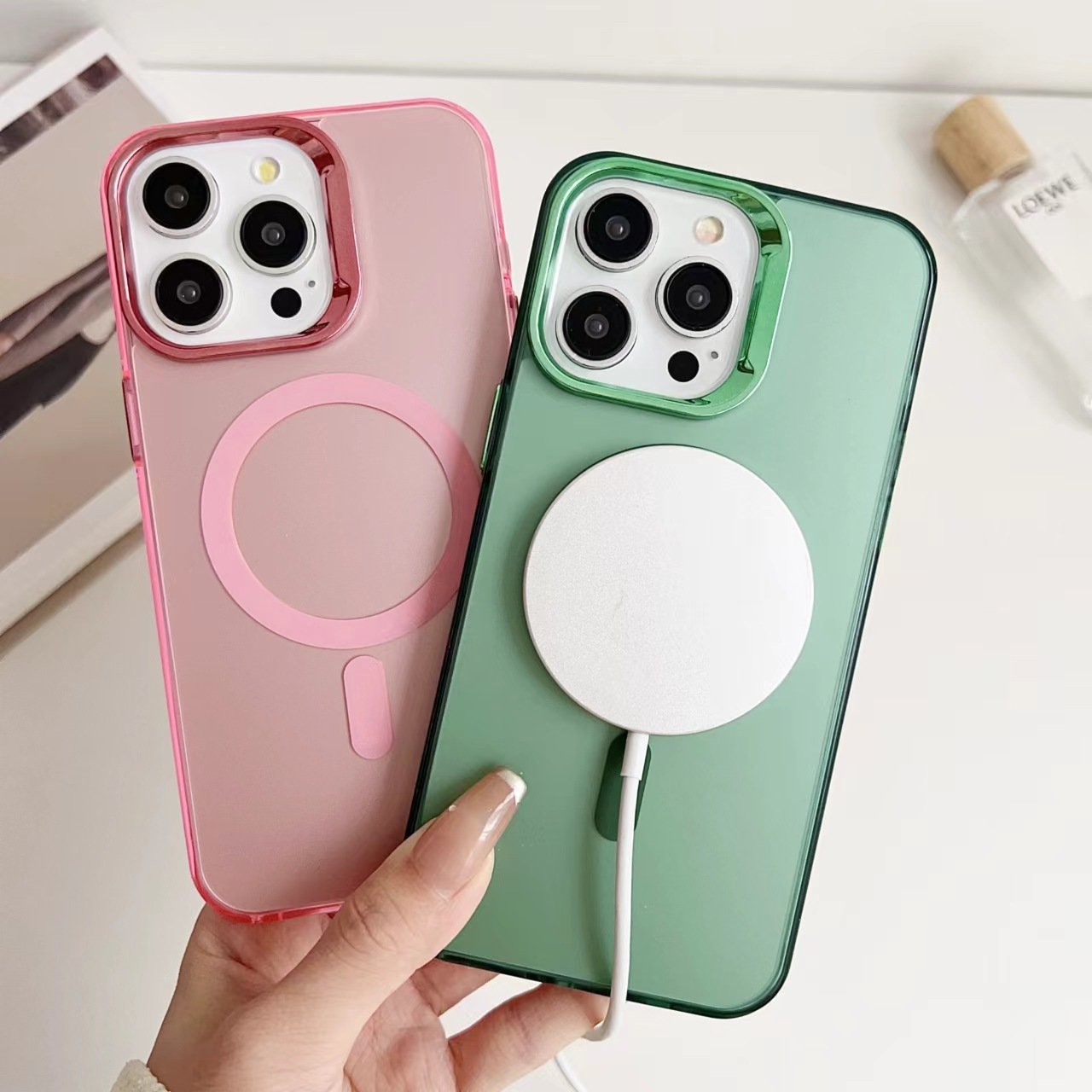 Hot selling IMD craft magnetic phone case for iPhone series