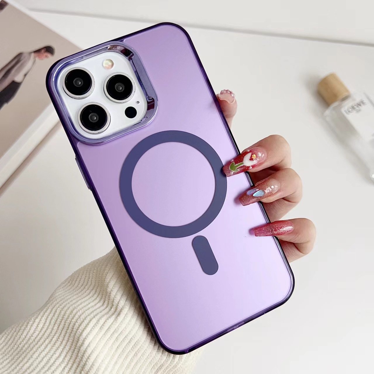 Hot selling IMD craft magnetic phone case for iPhone series