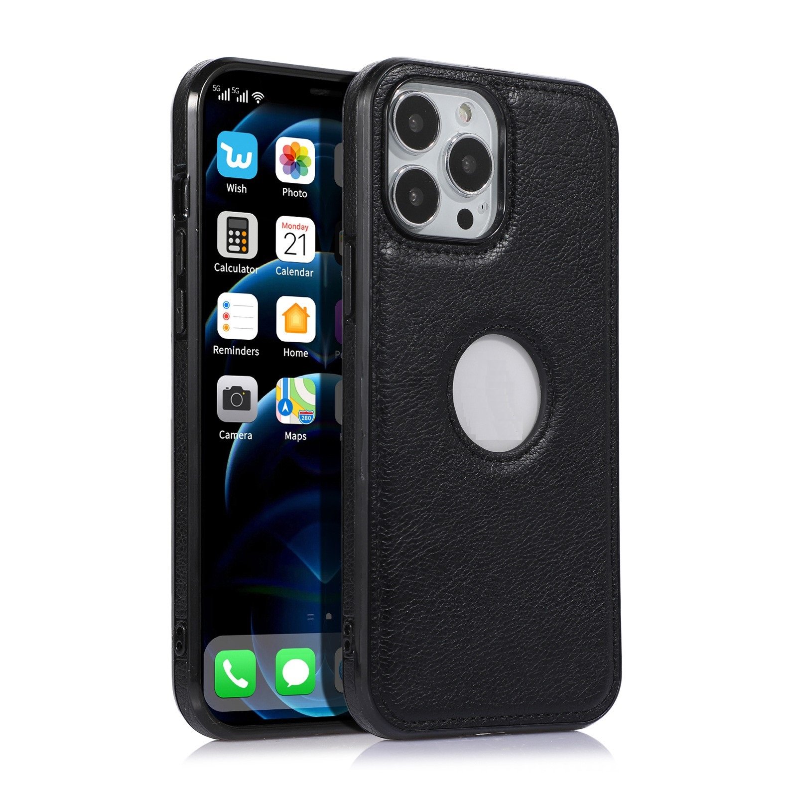 Back Leather Phone Case For iPhone 16 Pro Max 15 Plus 14 13 12 11 Pro X XS XR 7 8 Classic Luxury Elegant Thin Protective Cover